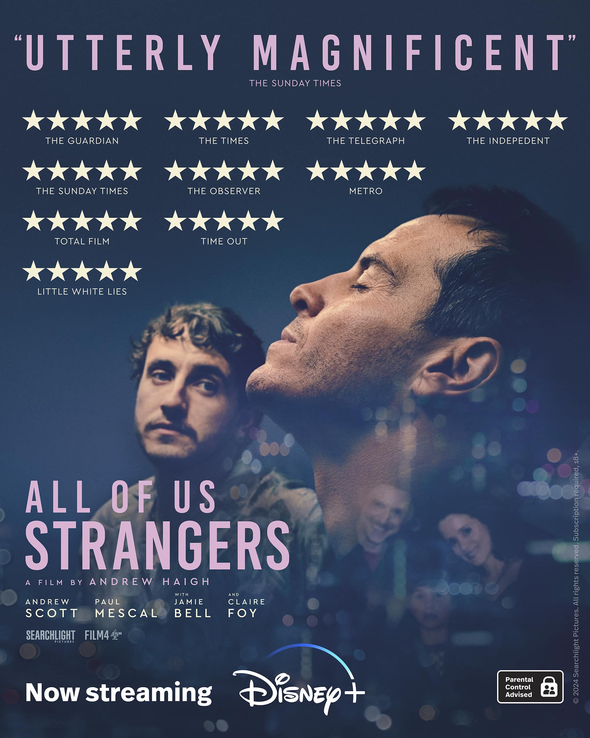 All of Us Strangers streaming on Disney+ from 20th March - Soundsphere  magazine