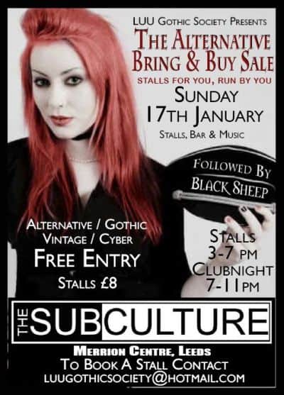 Goth Bring And Buy Sale To Launch In Leeds Soundsphere Magazine